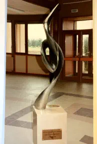 Oiseau Lyre -Chevigny Saint Sauveur - Sculpture Monumentale en bronze - COUQUEBERG