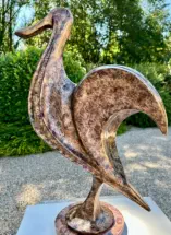 Sculpture bronze Canard sacré - COUQUEBERG - KOOKYKROM