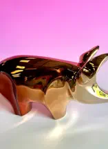 Sculpture bronze Cochon II - COUQUEBERG - KOOKYKROM