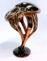 Sculpture bronze MEDUSE - COUQUEBERG - KOOKYKROM