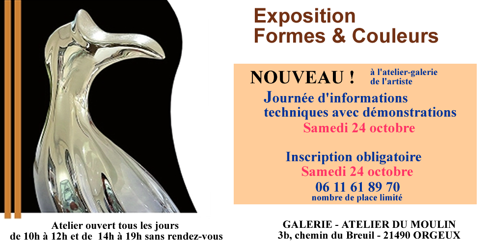 Exposition "Formes et Couleurs" - journée technique - Orgeux - 24 octobre 2026